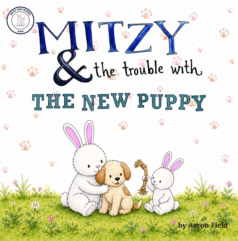 The cover of Mitzy and the Trouble with the New Puppy