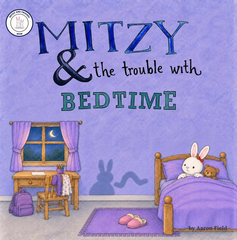 The cover of Mitzy and the Trouble with Bedtime